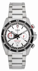 Tudor 20550N-95730WHI IND Grantour Chronograph Flyback White Dial Men Watch New