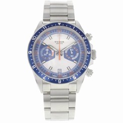 TUDOR MEN'S HERITAGE 42MM STEEL BRACELET & CASE AUTOMATIC ANALOG WATCH 70330B