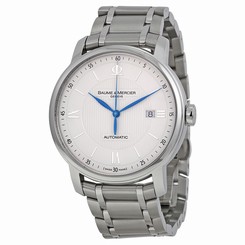 Baume and Mercier Classima Silver Dial Stainless Steel Mens Watch 10085 7612456864070