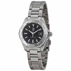 Tag Heuer Aquaracer Black Dial Stainless Steel Ladies Watch WAY1410.BA0920 683498429647