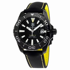 Tag Heuer Aquaracer Black Dial Automatic Mens Watch WAY218A.FC6362