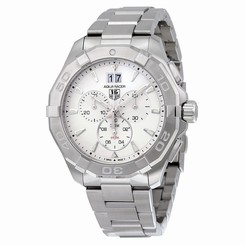 Tag Heuer Aquaracer Chronograph Silver Dial Mens Watch CAY1111.BA0927