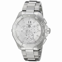 TAG HEUER MEN'S 43MM STEEL BRACELET & CASE SWISS QUARTZ WATCH CAY1111.BA0927