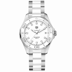  New Tag Heuer Aquaracer  Stainless Steel Quartz 35 mm Watch WAY131D.BA0914
