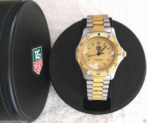 TAG HEUER 2000 Series Professional 964.013R Gold & Stainless Steel Date Watch
