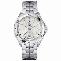 Tag Heuer Link? Men's 42mm Automatic Sapphire Glass Date Watch WAT2011.BA0951 760643135179
