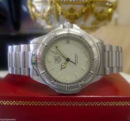 Mens TAG HEUER Professional 999.706A Stainless Steel Date Diver's Watch