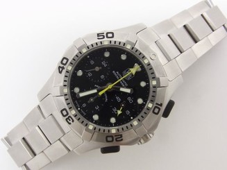 Pre-Owned TAG HEUER Aquaracer Chrono CN211A.BA0353 Men's Black Automatic,MD