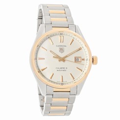 Tag Heuer Grand Carrera Calibre Silver Dial Swiss Automatic Watch WAR215D.BD0784 683498430063
