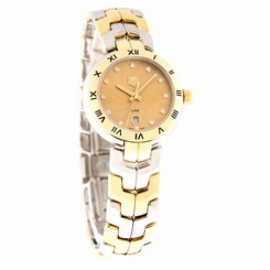 Tag Heuer Link Ladies 2Tone 18K Swiss Quartz Watch WAT1451.BB0955