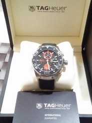 TAG Heuer x Air-K Aquaracer Chrono Mens Wrist Watch JP L/d Kei Nishikori Tennis