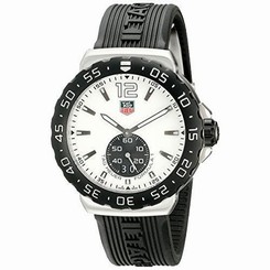 TAG Heuer Men's WAU1111.FT6024 Analog Display Quartz Black Watch