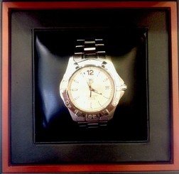  Tag Heuer Aquaracer Silver Dial Automatic Men's Wristwatch WAF2111