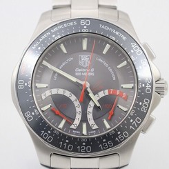 Pre-Owned TAG HEUER Aquaracer Lewis Hamilton Limited SS Men's Watch CAF7114, MR