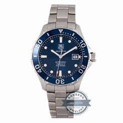 Tag Heuer Aquaracer WAN2111.BA0822 Auto 41mm Steel Mens Bracelet Watch Date 760643123831