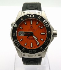 Mens Tag Heuer Aquaracer Professional 500M Swiss Quartz Watch WAJ1113.FT6015