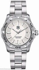 TAG Heuer Men's WAP1111.BA0831 Aquaracer Silver Dial Quartz Watch 760643138330