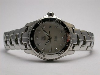 TAG HEUER LINK WJ1319 DIAMOND MOTHER OF PEARL DIAL LADIES WATCH