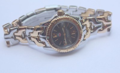LQQK!!! TAG HEUER PROFESSIONAL Stainless Steel and Solid 18k gold WT1453 Ladies