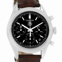 Tag Heuer Carrera Classic Black Dial Automatic Mens Watch CV2111