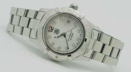 TAG Heuer Aquaracer Diamond Dial WAF1415.BA0824 Wrist Watch for Women 7612533046214
