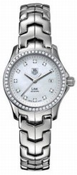 SPECIAL SALE PRICED TAG HEUER LADIES LINK WJF1319.BA0572 DIAMOND PEARL WATCH