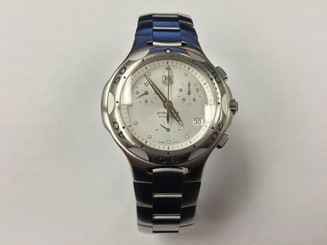 Tag Heuer Kirium Swiss Watch Stainless Steel w/ Silver Dial Chronograph CL1111-0