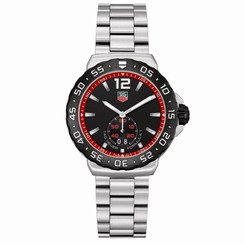 LUXURY TAG HEUER FORMULA 1 WAU1114.BA0858 GRANDE DATE SWISS RED BLACK WATCH  7612533099715