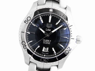 Pre-Owned Tag Heuer Link Calibre 5 All SS Men's Automatic Watch WJ201A.BA0591,MR