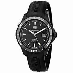TAG Heuer Men's WAK2180.FT6027 Aquaracer Analog Display Swiss Automatic Black Wa 722630122289