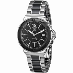 WAH1210BA0859 Tag Heuer Women's 'Formula 1' Black Dial Ceramic Quartz Watch WAH1 845960010221