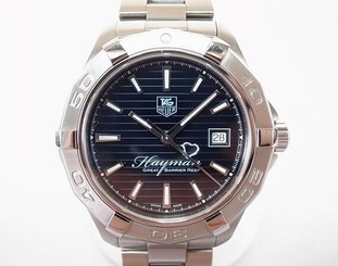 Pre-Owned TAG HEUER Aquaracer Limited SS Black Dial Men's Auto Watch WAP201Y, MR
