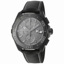 TAG HEUER MEN'S 43MM CANVAS BAND TITANIUM CASE AUTOMATIC WATCH CAY218B.FC6370