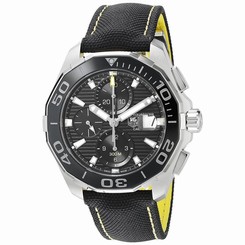 TAG HEUER MEN'S 43MM CANVAS BAND STEEL CASE AUTOMATIC WATCH CAY211A.FC6361