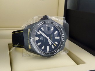 TAG Heuer Aquaracer Black & Yellow Automatic Men's Watch WAY218A.FC6362