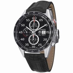 TAG HEUER CARRERA? CAR2A10.FC6235 GENTS CROCODILE 43MM AUTOMATIC WATCH