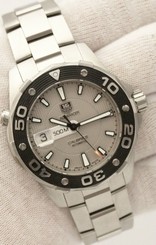 Tag Heuer Aquaracer 500m Calibre 5 Automatic SS 43mm Watch WAJ2111-EEA1306 B&P