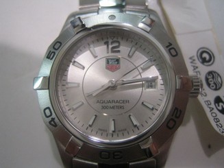 TAG HEUER ACUARACER WOMEN'S WATCH QUARTZ SAPPHIRE ALL S/S SWISS WAF1412.BA0823 7612533046160
