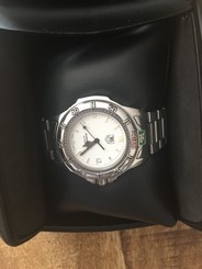 TAG HEUER PROFESSIONAL MID SIZE STAINLESS STEEL  7.5" WRIST (35752)