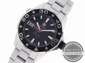 TAG HEUER AQUARACER WAJ2119 DEFENDER CUP AUTOMATIC BLACK 500M WAJ2119.BA0870