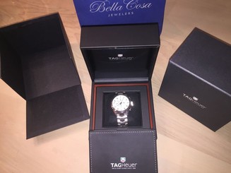 NEW TAG HEUER LINK AUTOMATIC CHRONOGRAPH CALIBRE 16 SILVER WATCH CAT2011.BA0952 760643135292
