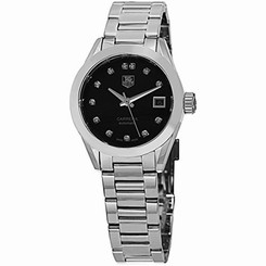Tag Heuer WAR2413.BA0770 Womens Black Dial Analog Automatic Watch