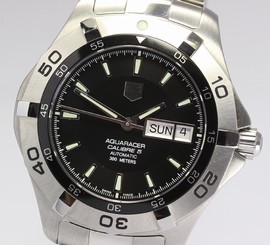 Pre-Owned TAG HEUER Aquaracer Calibre 5 Automatic Men's Wristwatch WAF2010, ML