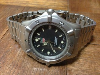 TAG Heuer 2000 Series watch Stainless Steel Black Dial WK1210.BA0318