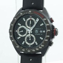 Pre-Owned TAG Heuer Formula 1 Chrono BPVD Black Dial Men's Wristwatch CAZ2011,MR