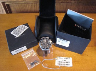 MINT TAG HEUER FORMULA CAU1115.BA0869 GREY RACING CERAMIC CHRONOGRAPH MENS WATCH