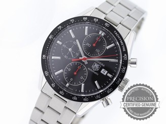 TAG HEUER CARRERA CV2014 AUTOMATIC CHRONOGRAPH BLACK CALIBRE 16 CV2014.BA0794 7612533040700