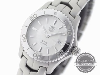TAG HEUER LINK QUARTZ SILVER DIAL 27MM STAINLESS LADIES' 200M WJ1310.BA0571