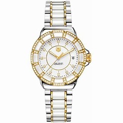 Tag Heuer Formula 1 Diamond Dial Steel and Ceramic Ladies Watch WAH1221BB0865