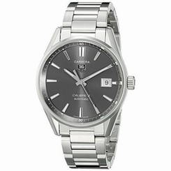 Tag Heuer Carrera Anthracite Dial Stainless Steel Mens Watch WAR211CBA0782